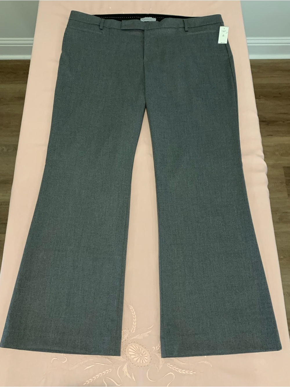 GAP Gray Modern Boot Dress Pants Womens plus size 20 Bootcut Trousers Stretch